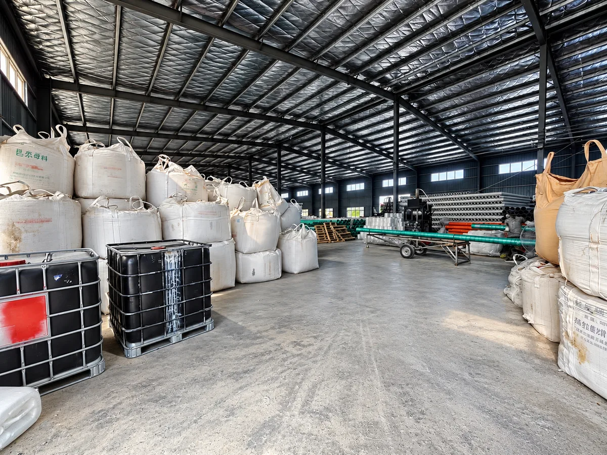 Materials and storage area